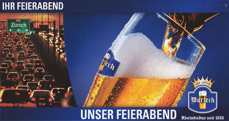 Ihr Feierabend, Unser Feierabend, Warteck, Rheinkultur seit 1856