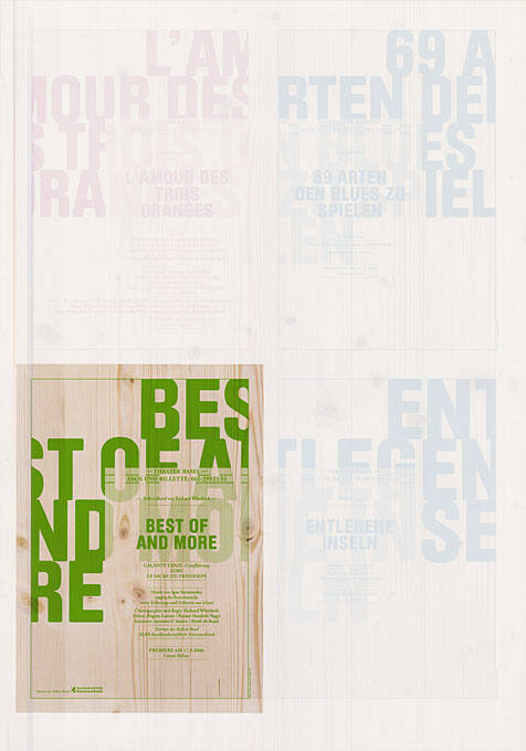Best of and more, Richard Wherlock, Theater Basel
