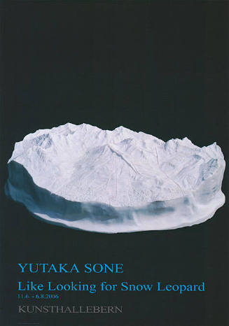 Yutaka Sone, Like Looking for Snow Leopard, Kunsthalle Bern