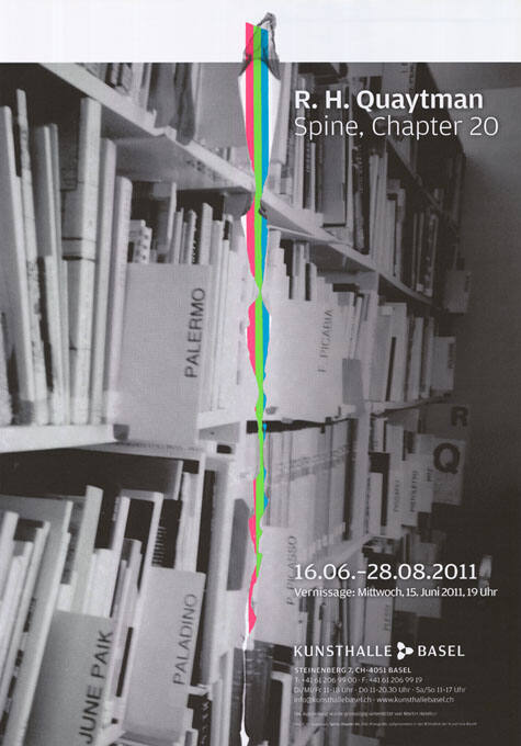 R. H. Quaytman, Spine, Chapter 20, Kunsthalle Basel