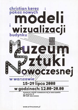 Modeli wizualizacji, Muzeum Sztuki Nowoczesnej