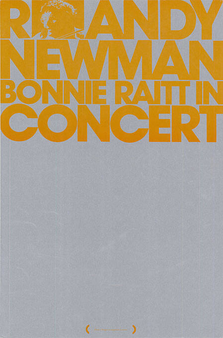 Randy Newman, Bonnie Raitt in concert