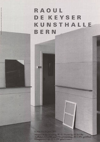 Raoul de Keyser, Kunsthalle Bern