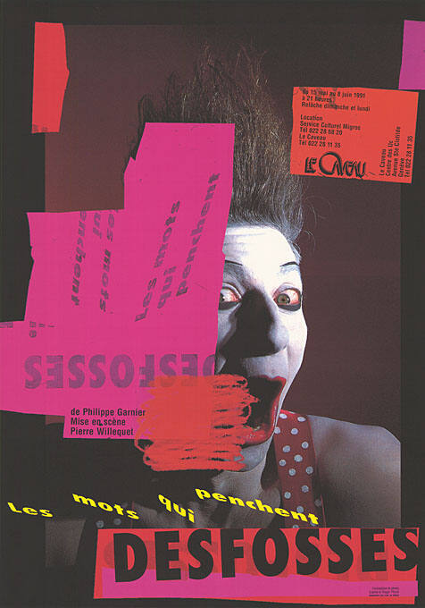 Des fosses, Les mots qui penchent, Le Caveau