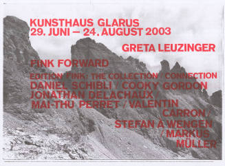 Greta Leuzinger, Fink forward, Kunsthaus Glarus