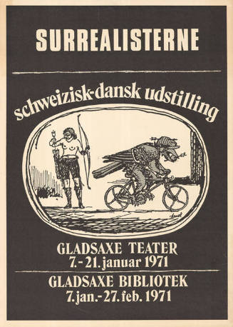 Surrealisterne, Schweizisk-Dansk Udstilling, Gladsaxe Teater, Gladsaxe Bibliotek