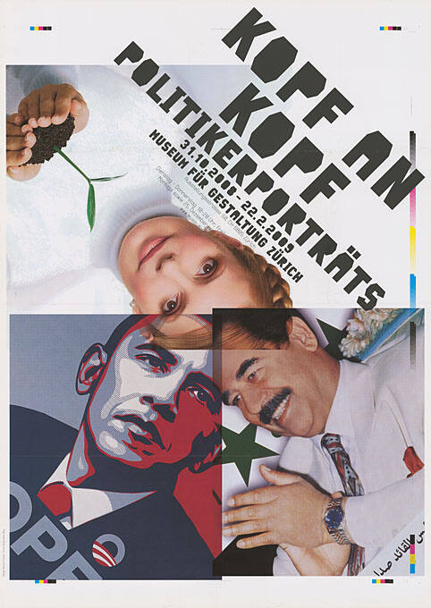 Kopf an Kopf, Politikerporträts, Museum für Gestaltung Zürich