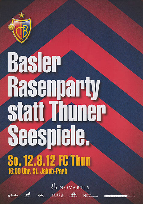 Basler Rasenparty statt Thuner Seespiele. FCB