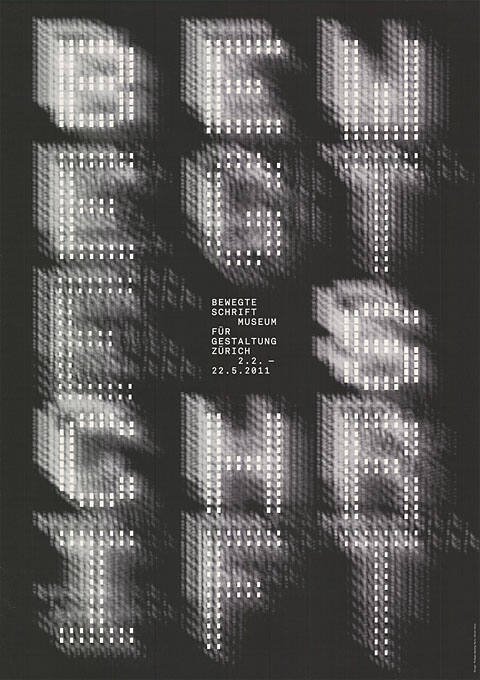 Bewegte Schrift, Museum für Gestaltung Zürich