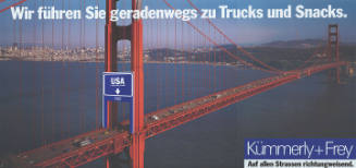 Wir führen Sie geradenwegs zu Trucks und Snacks.USA, Kümmerly + Frey