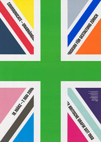 Communicate – Unabhängige britische Grafik seit 1960, Museum für Gestaltung Zürich
