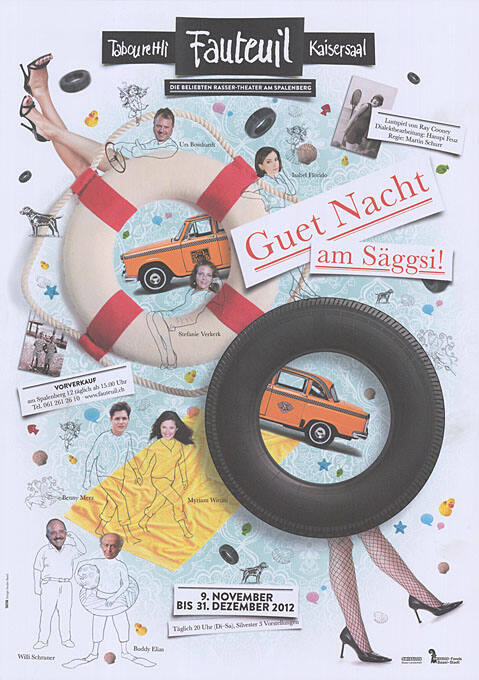 Guet Nacht am Säggsi! Tabourettli, Fauteuil, Kaisersaal