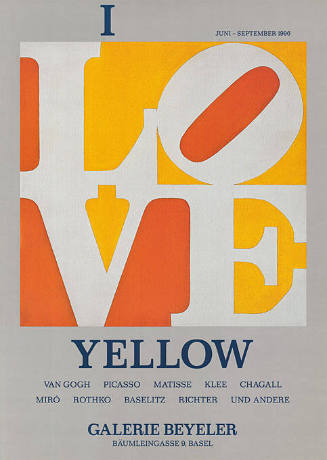 I Love Yellow, Galerie Beyeler