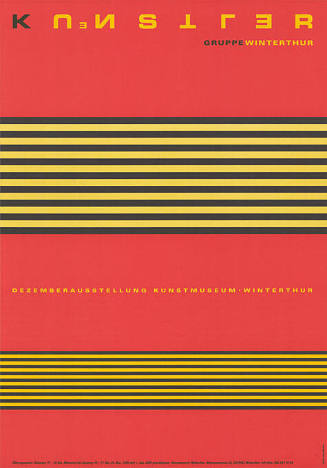 Kuenstler Gruppe Winterthur, Dezemberausstellung Kunstmuseum Winterthur