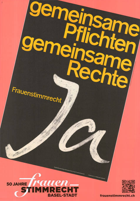 50 Jahre Frauenstimmrecht Basel-Stadt