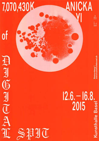 Anicka Yi, 7,070,430K of Digital Spit, Kunsthalle Basel