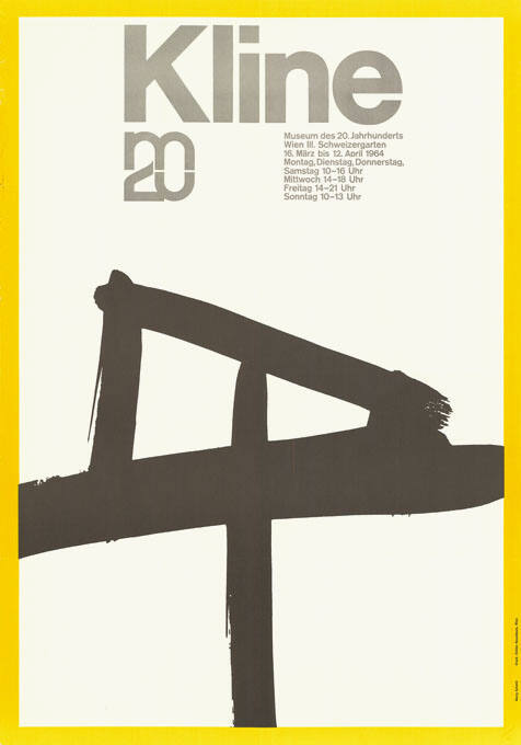 Kline, Museum des 20. Jahrhunderts, Wien