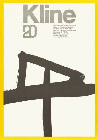 Kline, Museum des 20. Jahrhunderts, Wien