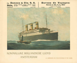 Koninklijke Hollandsche Lloyd, Amsterdam, à l’Amérique du Sud, Centrale et du Nord. Par Danzas & Cie. S. A. Bâle