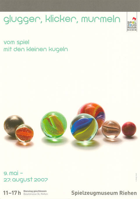 Glugger, Klicker, Murmeln, Spielzeugmuseum Riehen