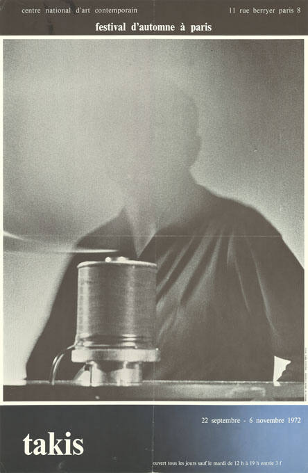 Takis, Centre National d’Art Contemporain, Festival d'automne à Paris