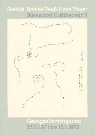 Georges Vantagerloo, Galerie Denise René, Hans Mayer, Düsseldorf