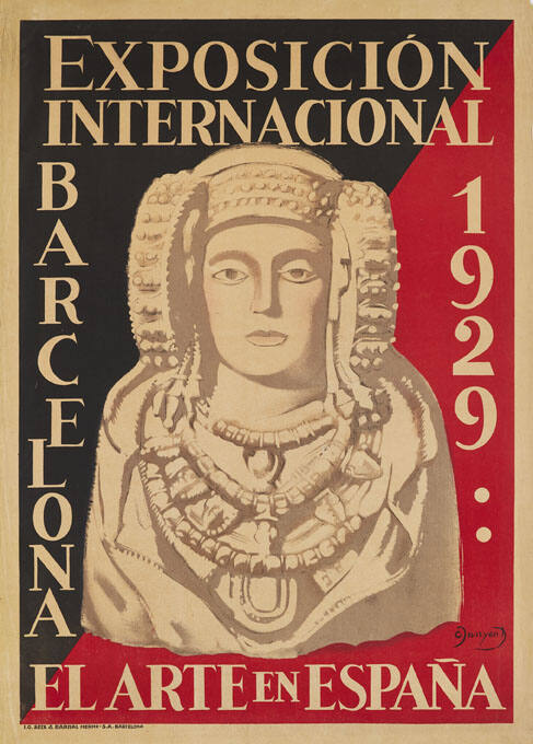 Exposicion Internacional, Barcelona 1929, El Arte en España