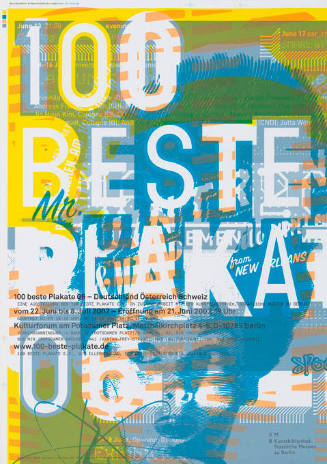 100 beste Plakate 06, Deutschland, Österreich, Schweiz, Kulturforum am Potsdamer Platz, Kunstbibliothek Berlin