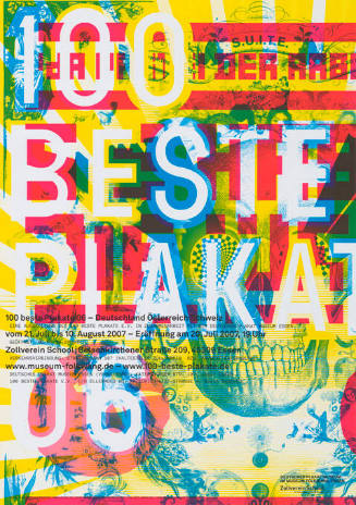 100 beste Plakate 06, Deutschland, Österreich, Schweiz, Zollverein School, Deutsches Plakat Museum Essen