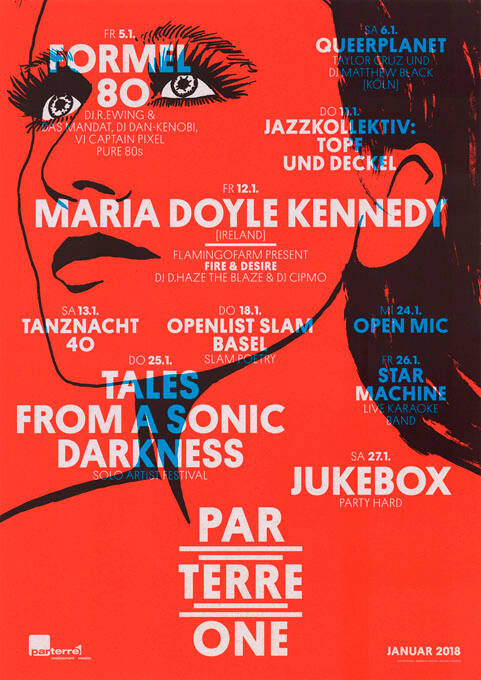 Parterre One, Januar 2018