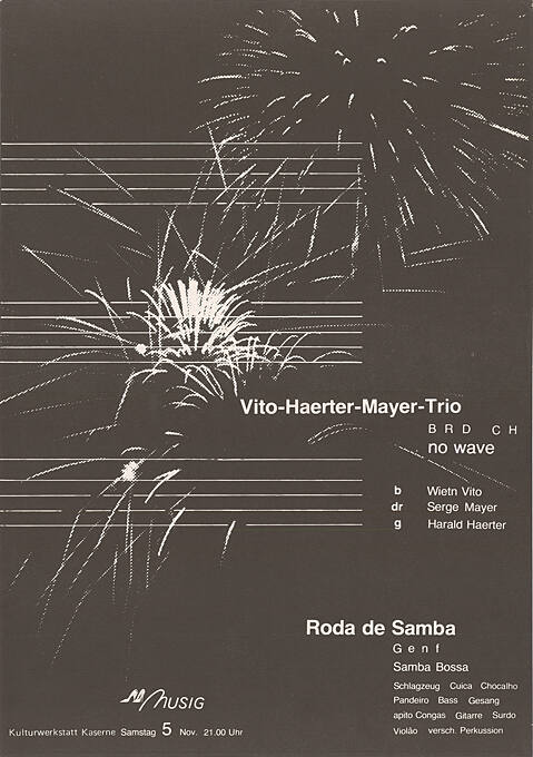 Vito-Haerter-Mayer-Trio, Roda de Samba, Kulturwerkstatt Kaserne