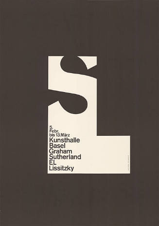 Graham Sutherland, EL Lissitzky, Kunsthalle Basel