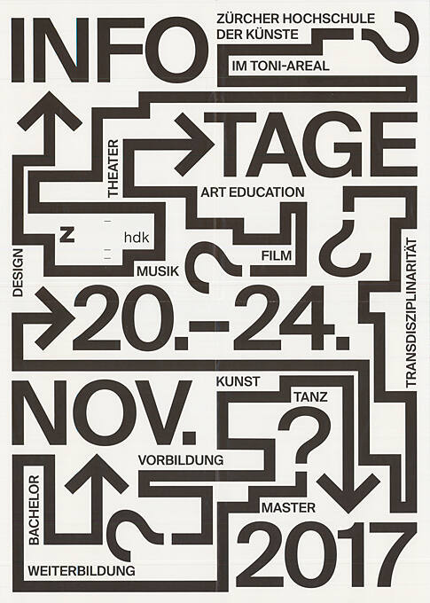 Infotage, Zürcher Hochschule der Künste, im Toni-Areal