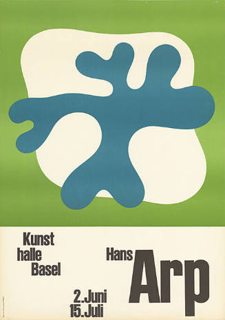 Hans Arp, Kunsthalle Basel