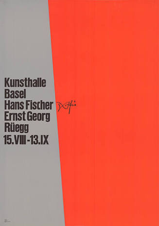 Hans Fischer, Ernst Georg Rüegg, Kunsthalle Basel