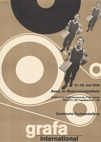 Grafa International, Graphische Fachausstellung, Mustermessegebäude Basel