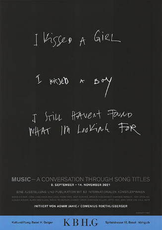 Music – A Conversation Through Song Titles, KBH.G