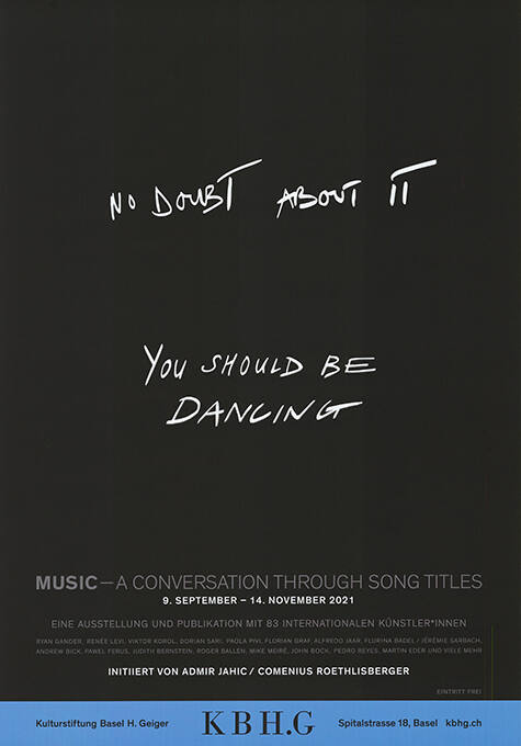 Music – A Conversation Through Song Titles, KBH.G