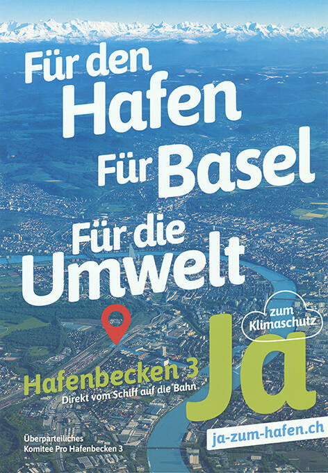 Für den Hafen, Für Basel, Für die Umwelt, Hafenbecken 3, Ja
