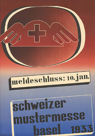 Schweizer Mustermesse Basel 1933, Meldeschluss: 10. Jan.