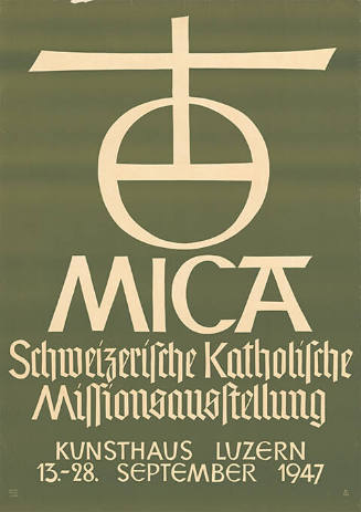 MICA, Schweizerische Katholische Missionsausstellung, Kunsthaus Luzern