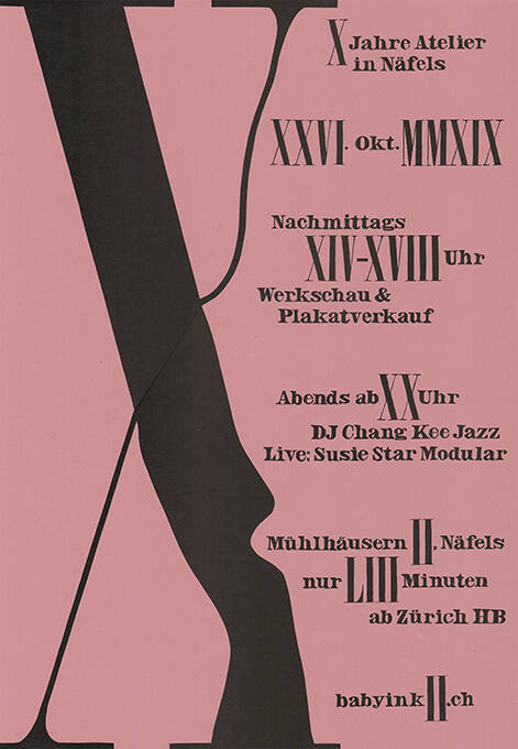 X Jahre Atelier in Näfels