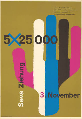5 × 25 000, Seva Ziehung, 3. November