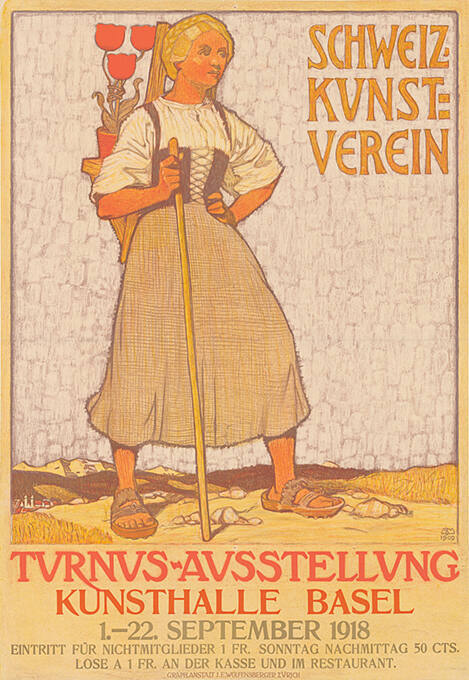 Schweiz. Kunstverein, Turnus-Ausstellung, Kunsthalle Basel 1918