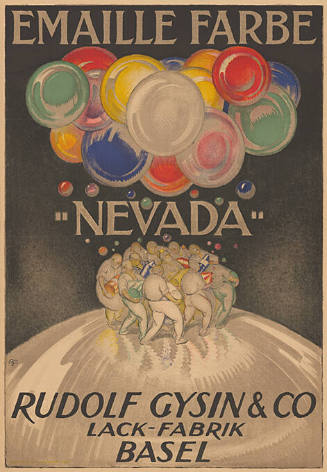 Emaille Farbe “Nevada”,  Rudolf Gysin  Lack-Fabrik, Basel