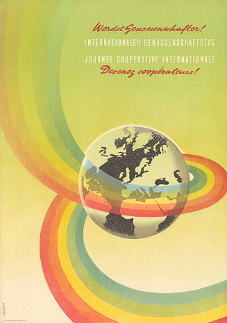 Werdet Genossenschafter! Internationaler Genossenschaftstag, Journée Coopérative Internationale, Devenez coopérateurs!