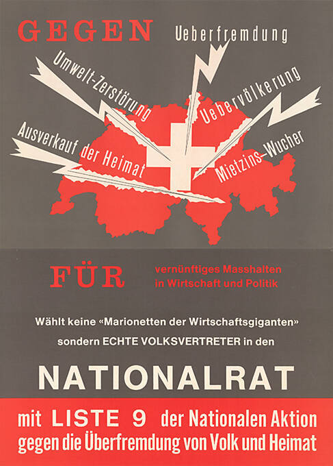 Nationale Aktion gegen die Überfremdung von Volk und Heimat