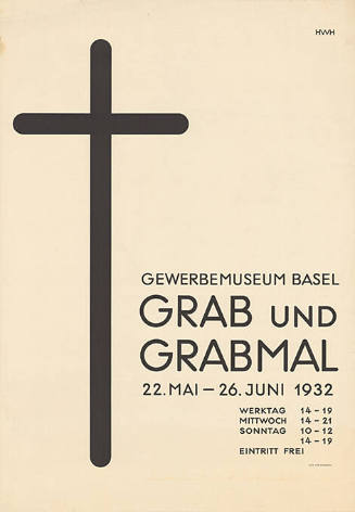 Grab und Grabmal, Gewerbemuseum Basel