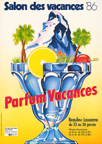 Salon de Vacances 86, Parfum Vacances, Beaulieu Lausanne