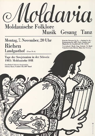 Moldavia, Moldauische Folklore, Musik, Gesang, Tanz, Riehen, Landgasthof